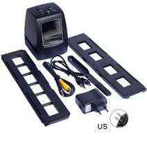 필름 스캐너 필름 컨버터 US 네거티브 35mm 슬라이드 사진 스캐너 스크린 S 블랙 디지털 도구 세트 영국, 04 US Plug