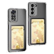 베락스 아이폰X 카드수납 슬림 클리어 커버 젤리 케이스 P728, 아이폰X:클리어