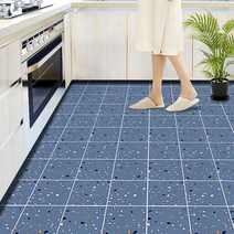 셀프장판 붙이는 소프트콘크리트 타일형 한지 대리석무늬 장판현대 두꺼운 PVC 바닥 스티커 자기 접착 종이, 04 Color-007_02 1m x 40cm