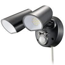 옴 전기 monban LED 센서 라이트 옥외용 인감 센서 자동 점등 2000 루멘 2등 LS-AS2000K4-K 06-4288 OHM, 상세페이지 참조