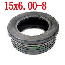 외발전동휠 전기 스쿠터 바퀴 15 인치 진공 타이어 전면 후면 타이어 15x6.00-6, 02 15x6.00-8