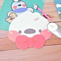 [모비딕컴퍼니] 손목받침쿠션 케이블홀더 손목보호대 컴퓨터악세사리 케이블묶기 전산소모품, 잇★ 꿈요정 피누 마우스 패드 마우스 PC마우스받침, [좋아요]