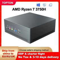 미니PC 데스크탑 고사양 topton nuc amd 게임용 ryzen 7 3750h vega 그래픽 2 ddr4 nvme ssd 컴퓨터 windows 1110 10 pro ht, 애슬론 골드 3150u, 16GB DDR4 512GB NVMe