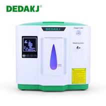 [해외] 산소 발생기 DEDAKJ NEW 2AW 소스 공장 가정용 흡입기 흡입기 휴대용 산소발생기, 220V-영국