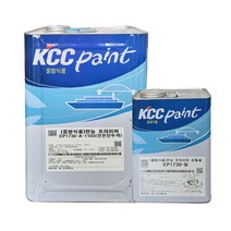 KCC 페인트 EP1730 코레폭스프라이머 : 중방식 에폭시 하도 비철금속 콘크리트 아연도금 철판 서스 알루미늄 백색 연두 회색 15L 4L, 무광, 1000(백색)