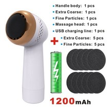 발각질제거제 전기 페디큐어 도구 관리 도구 pedicura 벨벳 부드러운 기계 굳은 살 제 파일 뒤꿈치 피부 마사지 헤드, 1200ma 1pc 10pc