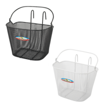 자전거 걸이 바구니 소 중 대 / 핸들 걸이식 걸이형 탈부착 바스켓 자전거 바구니, 화이트