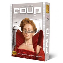 영어 보드 게임 AVALON 아발론 영어보드 카드 영문판 테이블 퍼즐, 단일사이즈, COUP 쿠데타 (영문 버전)