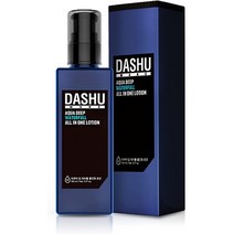 일본직발송 6. DASH DASHU 아쿠아 딥 워터 풀 올인원 로션 남성용 153ML (5.17 FL OZ) - 페이스 모이스처, One Size, One Color