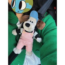 해외 직배송 단품 세트 선택형 귀여운 강아지 월레스와 그로밋 안전벨트 커버 인형 클립 쿠션 보호대 소품 검수 출고, BJ.타입 단품(카메라 소품 없음)