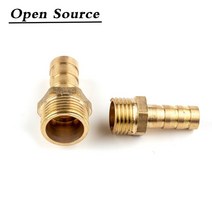 철근커플러 각종커플러 에어공구 수공구호스 바브 테일 4 ~ 25MM 황동 파이프 피팅 1/8 "1/4" 3/, 05 10mm Barb_03 3/8