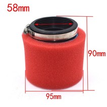 에어드라이필터 PCX 에어필터 오토바이 35mm 38mm 42mm 45mm 48mm 폼, 58mm