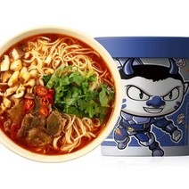 중국식품 식족인 향라우육면 116g/통 매콤하면서 향기로운 맛, 116g/통*3통