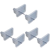 빌드온 다용도 거치형 반투명 정리도구 냉장고 사이드바 공간구분 파티션 고정도구 반투명 2개 3Set B160_P6503