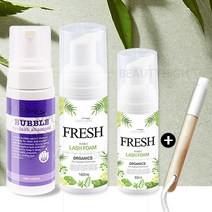 뷰티하이 속눈썹 프레쉬 버블래쉬폼샴푸+브러쉬(160ml 50ml 3종택) 속눈썹부자재, 1개, 02_래쉬케어 프레쉬샴푸(50ml)+브러쉬