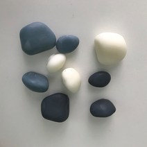 돌맹이 데코 캔들 몰드