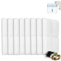 고양이 물 분수 필터 코코넛 활성탄 애완 교체 2L 디스펜서 8 팩, AE) 8pcs
