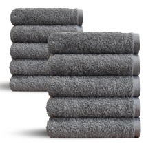 쥬련제작소 호텔수건 170g 30수, 10장, 딥그레이