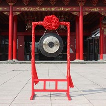 징 사물놀이 국악 공연 풍물놀이 소품 개막식 징세트 개최식, H.45cm2색징+징홀더