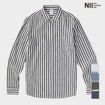 [니] [NII] 공용 경량 코튼 린넨 셔츠_NNUNLVM2301