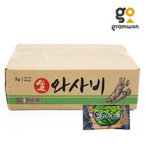 그램원 코우 일회용 미니 생와사비 (3gX 200개)포장용, 냉동 미니 생와사비 (3gX200개)