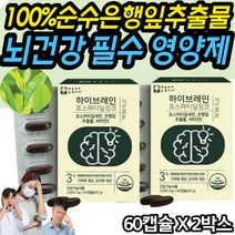 자외선 피부 뇌 기억력 개선 보호 가성비 징코영양제 포스파티딜세린 PS 대두레시틴 정제가공 은행 잎 추출물 토콜페롤 포도 씨 유 추출물 ginkgo biloba foavonoid