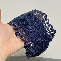 3종중 와이드 레이스 택1 헤어밴드 머리띠 플라워