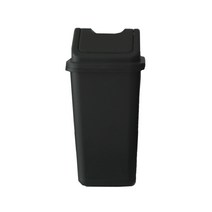 사각 대형 쓰레기통 50L 100L 블랙 네이비 휴지통, 6호 블랙, 1개