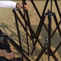 [조은마켓] 2mX2m 2.5mX2.5m 3mX2m 3mX3m 3mX4.5m 3X6m 천막 프레임만 기둥만 캐노피 자바라 지붕미포함, 1개, 3mX2m 프레임
