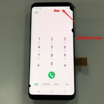 휴대폰수리 LCD 호환 리퍼비시 번 포인트 라인 S8 G950 터치 스크린 디지타이저 LCD 디스플레이, 한개옵션1, 09 S8 Dot line Burn 77