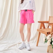 [반에이크오] 네온 벨트숏팬츠_OB03SLME01A