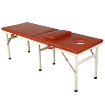 마사지 침대 전신 휴대용 고급 장비 도수 치료 특수, 헤이즐 8다리 브라운 190+70+65