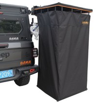 이동식샤워텐트 캠핑용 자동차 샤워어닝 부스 화장실, 블랙 (90도 회전대 제외)