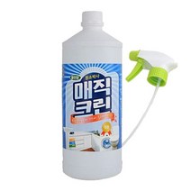 벽지곰팡이제거법 1000ml 기름때 찌든때 텐트곰팡이제거 장판 실크벽지 얼룩 천장 창틀 창문실리콘 한번애 얼룩제거 항균제 방곰팡이제거, 매직크린 1000ml+분사노즐 1개