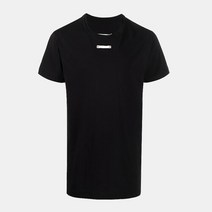 메종 마르지엘라 메종마르지엘라 22SS 백스티치 앞패치 블랙 반팔 S50GC0667 S23867 900