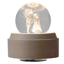 신혼 부부 오르골 크리스털볼 생일선물 집들 선물, 스카이캐슬뮤직