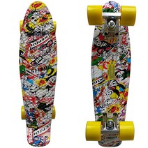 Rimable 컴플리트 55.9cm(22인치) 스케이트보드 리플라워, JOKER2, JOKER2