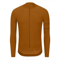 오토바이자켓 바이크자켓 YKYWBIKE 사이클링 자켓 겨울 긴 소매 저지 자전거 의류 열 양털 M 10 색상 재킷, 갈색_중