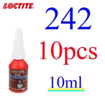 견고한 10pcs 록타이트 510 515 518 565 567 577 542 스레드 로커 222 241 242 243 262 270 271 272 275 27, 05 10pcs 242 10ml