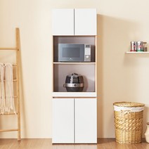 쿠키 렌지장 전기밥솥선반 렌지대수납장 1200, 쿠키 1800 렌지대, 우드화이트