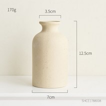 꽃병 생화 조화 화병 스칸디 나비아 홈 장식 말린 꽃 세라믹 꽃병 방꾸미기 데코 소품, 03 Style D