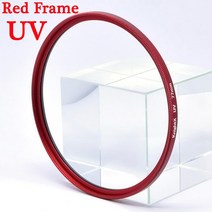 KnightX-UV 필터 렌즈 HD MC UV 캐논 eos 소니 니콘 700d d80 d600 사진 d5300 2000d 49mm 52mm 55mm 58mm 62mm 67mm 72, Red Frame UV_67mm, 02 Red Frame UV_06 67mm