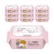 [익일출고] 강블리 디어베베 오리지널 물티슈 캡형 100매 10팩