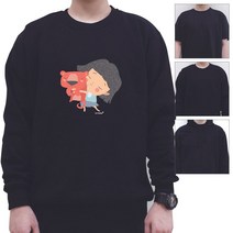 아이와 아이 사자 빅사이즈후드티 예쁜커플티