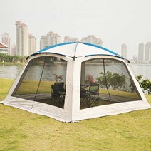 그늘막 텐트 4-8인용 메쉬 차박 오토 캠핑 사계절