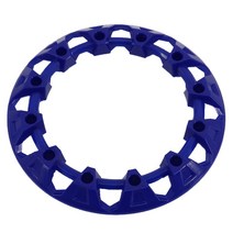 6 인치 7 휠 허브 장식휠 림 장식 링 보호 커버 카트 AT 이동 오토바이 호환 부품, 07 6inch blue