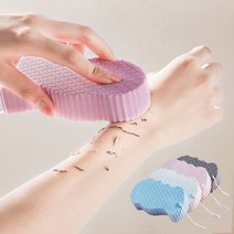 1+1 쓱싹 저자극 때밀이 스펀지 목욕 때타올 펀지 바디스펀지 샤워용품 등밀기, 때밀이스펀지_랜덤컬러(1+1)