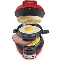해밀턴비치 맥모닝 샌드위치 메이커 1구 브런치 레드, Red_Sandwich Maker