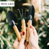에이치 스토리 원예 미니 공구3종 세트 (모종삽 + 이식삽 + 갈고리), 모종삽 + 이식삽 + 갈고리