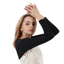 [숄더팔토시] 아이스 볼레로 여성 팔토시(블랙), 블랙